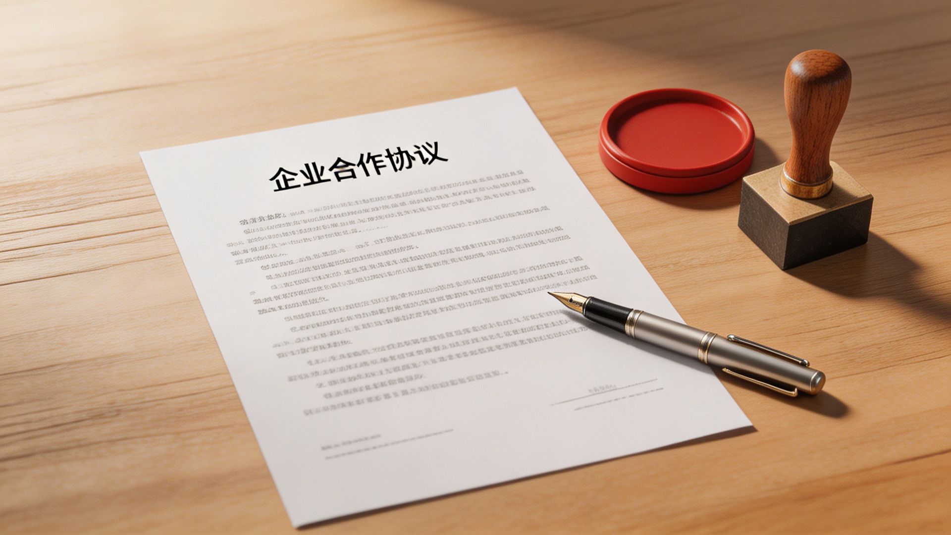企业合作协议范本